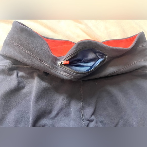 Athleta Gray and Orange Women’s Athletic Workout Exercise Capri Leggings Size XS - Picture 13 of 14